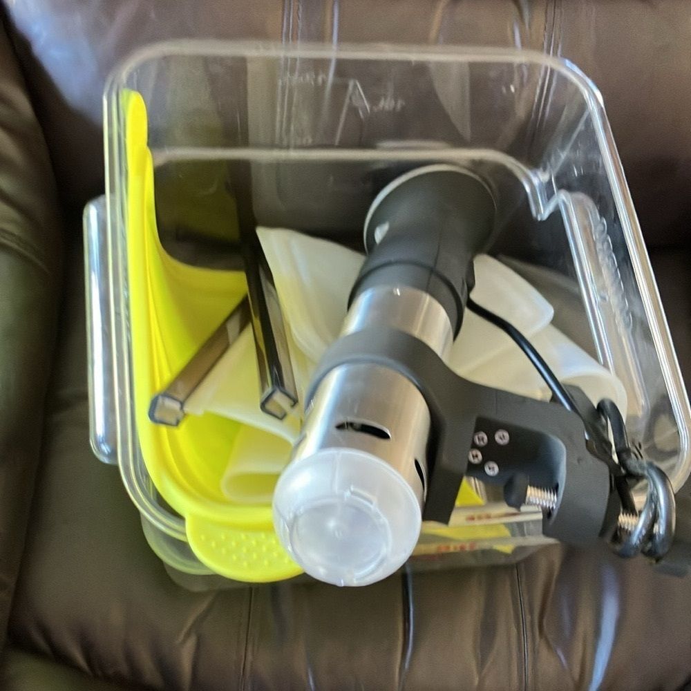 Complete Kit Sous Vide Cooking 900 Watt Anova 12QT CAMBRO Container /w lid Bags